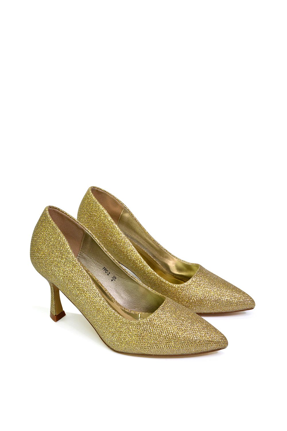 XY London 'Romi' Pointed Toe Court Shoes Mid Stiletto Heels image 5