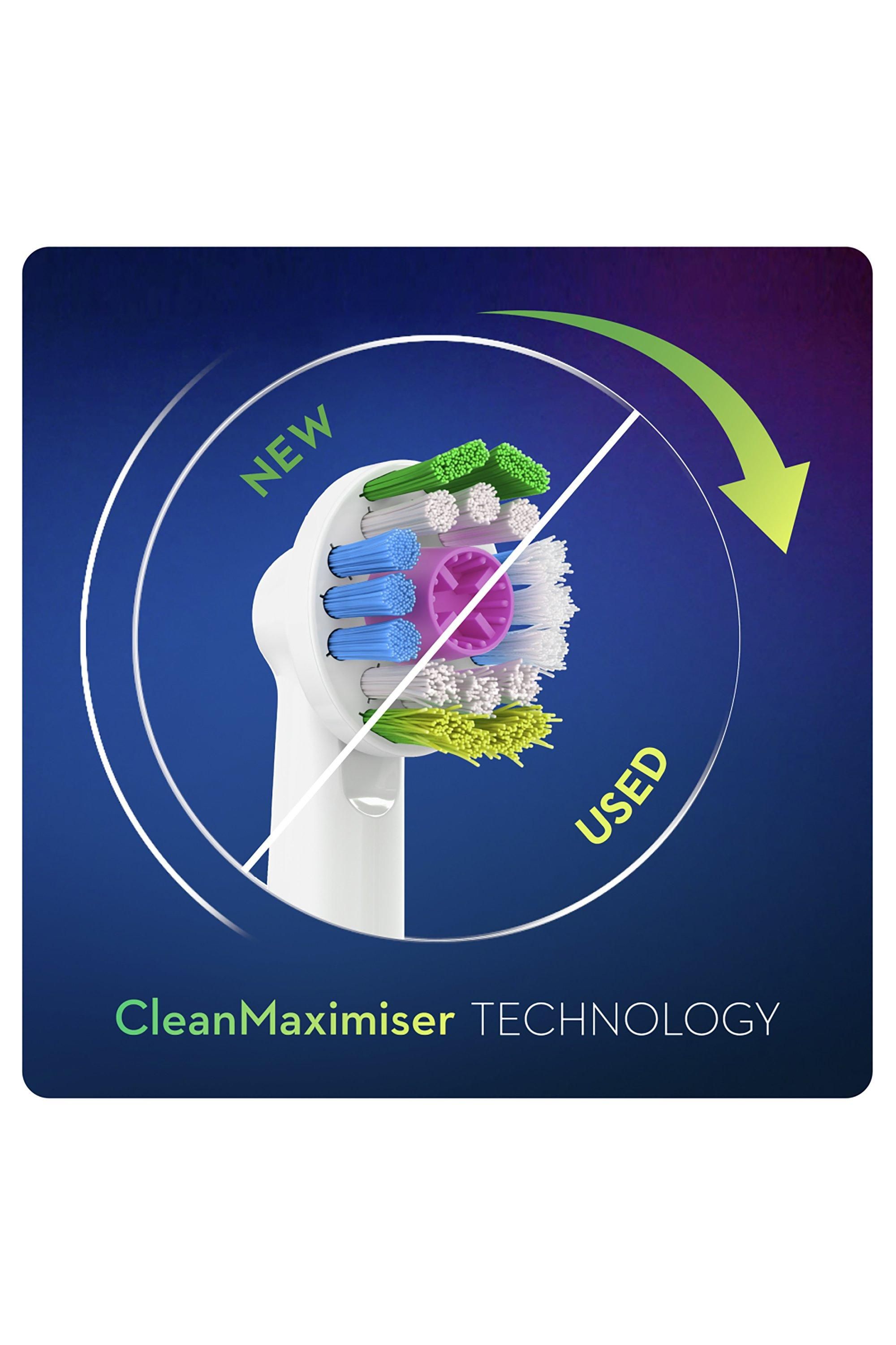 Oral B 3D White Replacement Head Refills 8 Pack White image 2