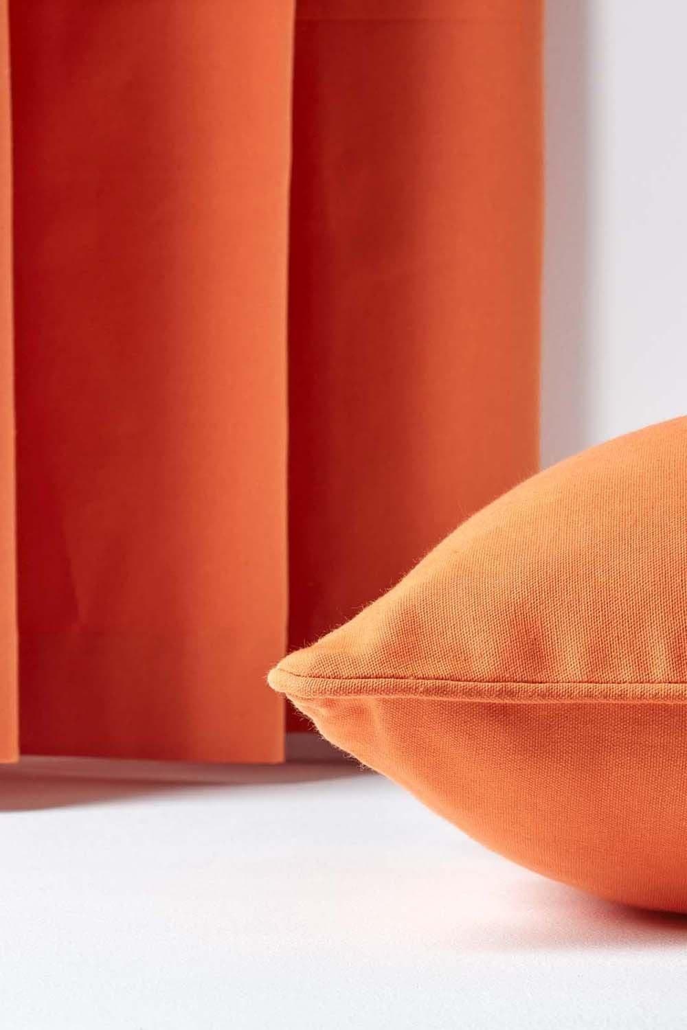 Homescapes Cotton Plain Cushion Cover image 5