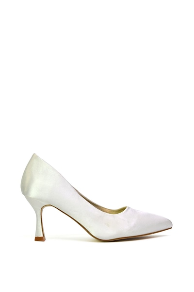 XY London 'Romi' Pointed Toe Court Shoes Mid Stiletto Heels