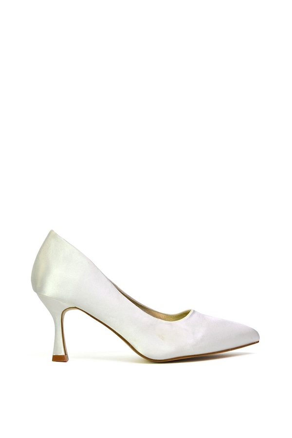 XY London 'Romi' Pointed Toe Court Shoes Mid Stiletto Heels