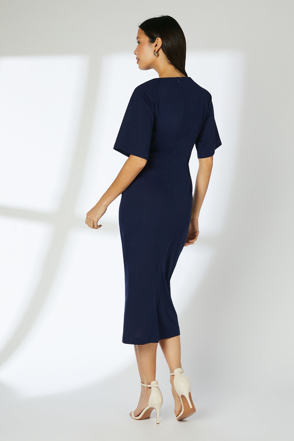 Principles Navy Tie Waist T - Shirt Dress Navy image 4