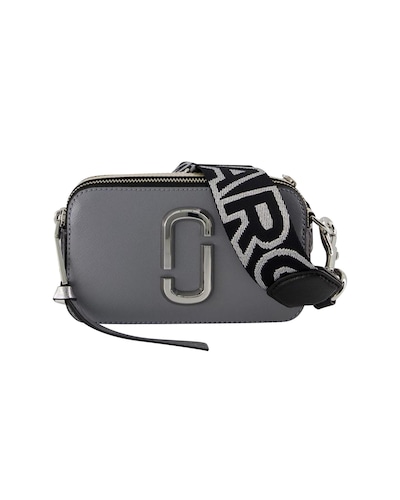 Marc Jacobs Snapshot Camera Bag Leather Crossbody Wo - Grey Crossbody Bags
