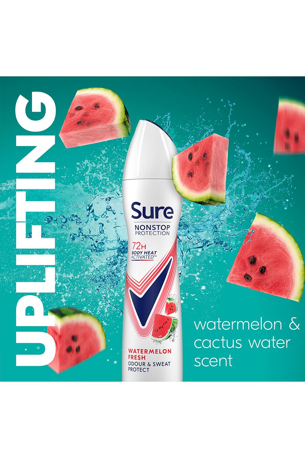 Sure Women 'Antiperspirant' 72H Protection Fresh Advance Deo, 6x250ml image 2