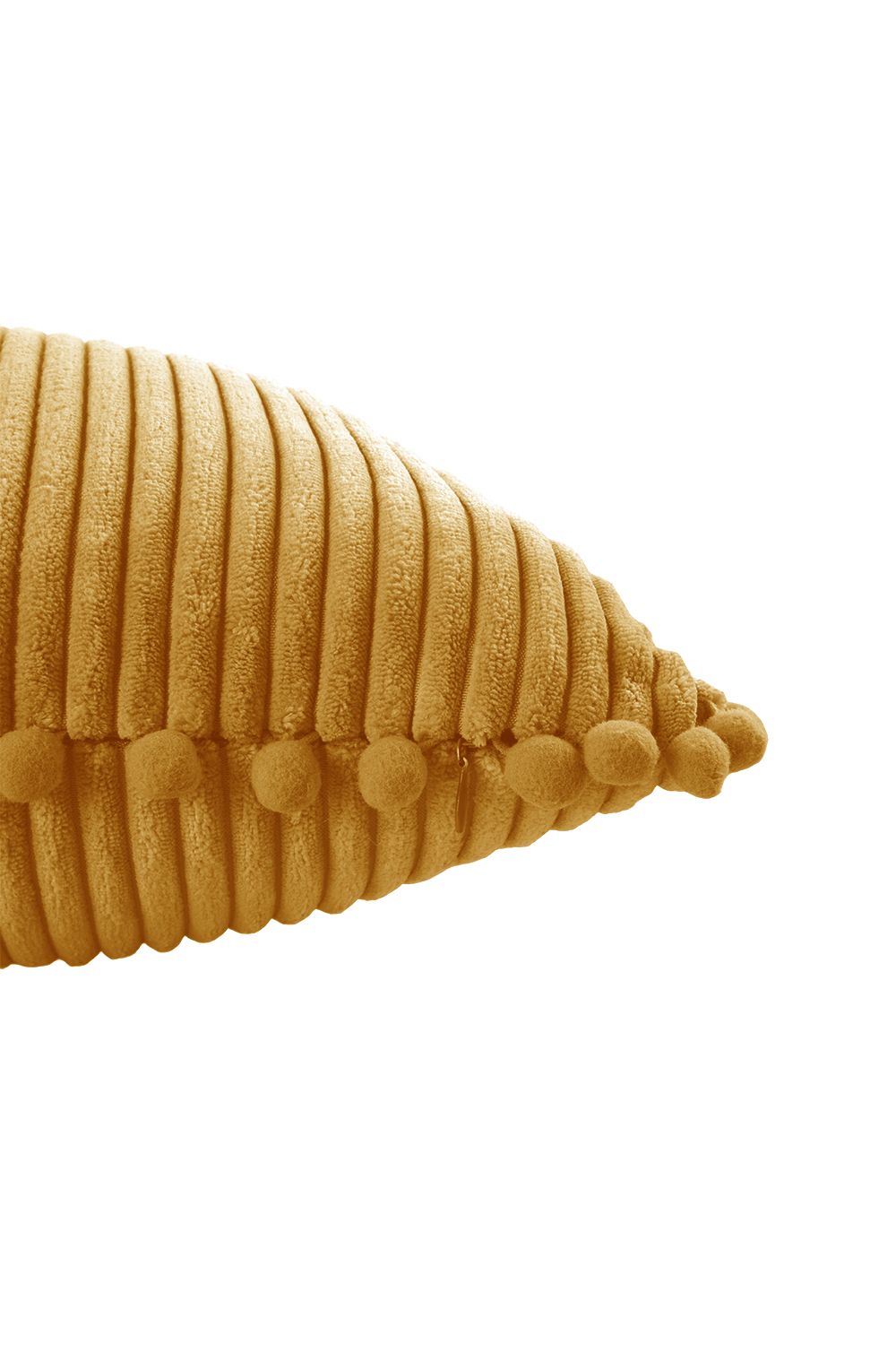 Living and Home Polyester Cushion Cover with Pom-Pom Trim image 8