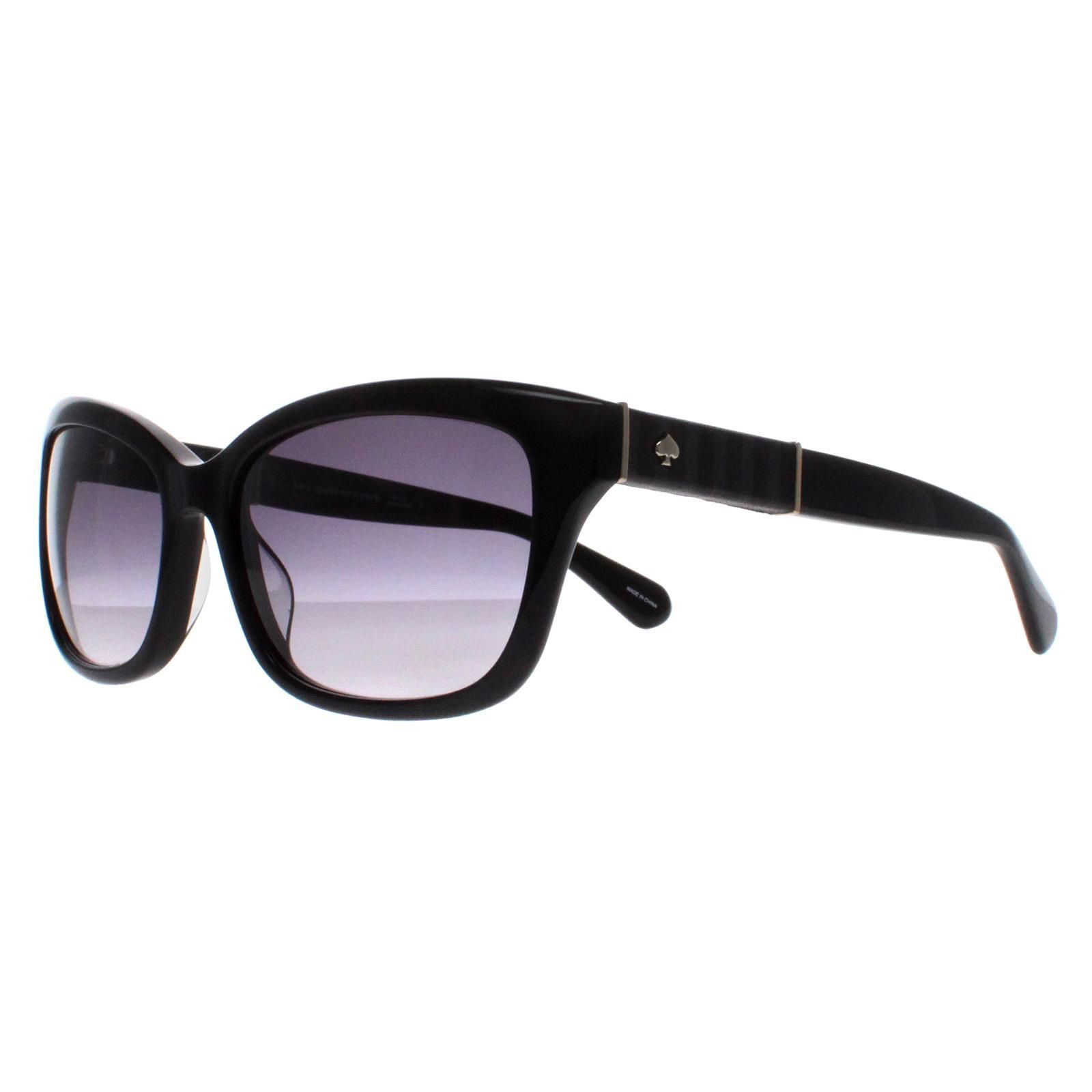 Kate Spade Cat Eye Black Dark Grey Gradient Johanna 2/S image 2