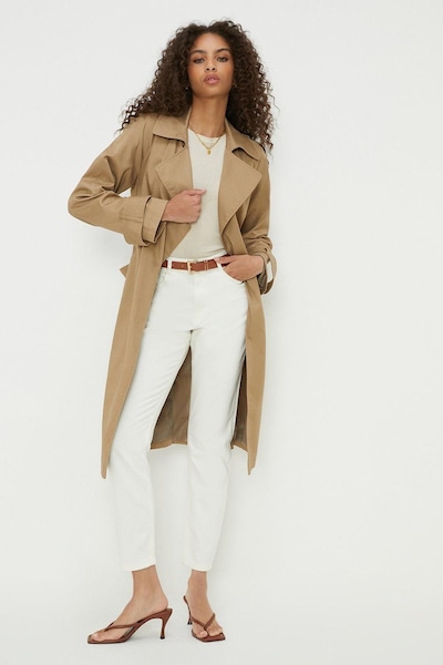 Dorothy Perkins Kimberley Slim Mom Jeans Ecru