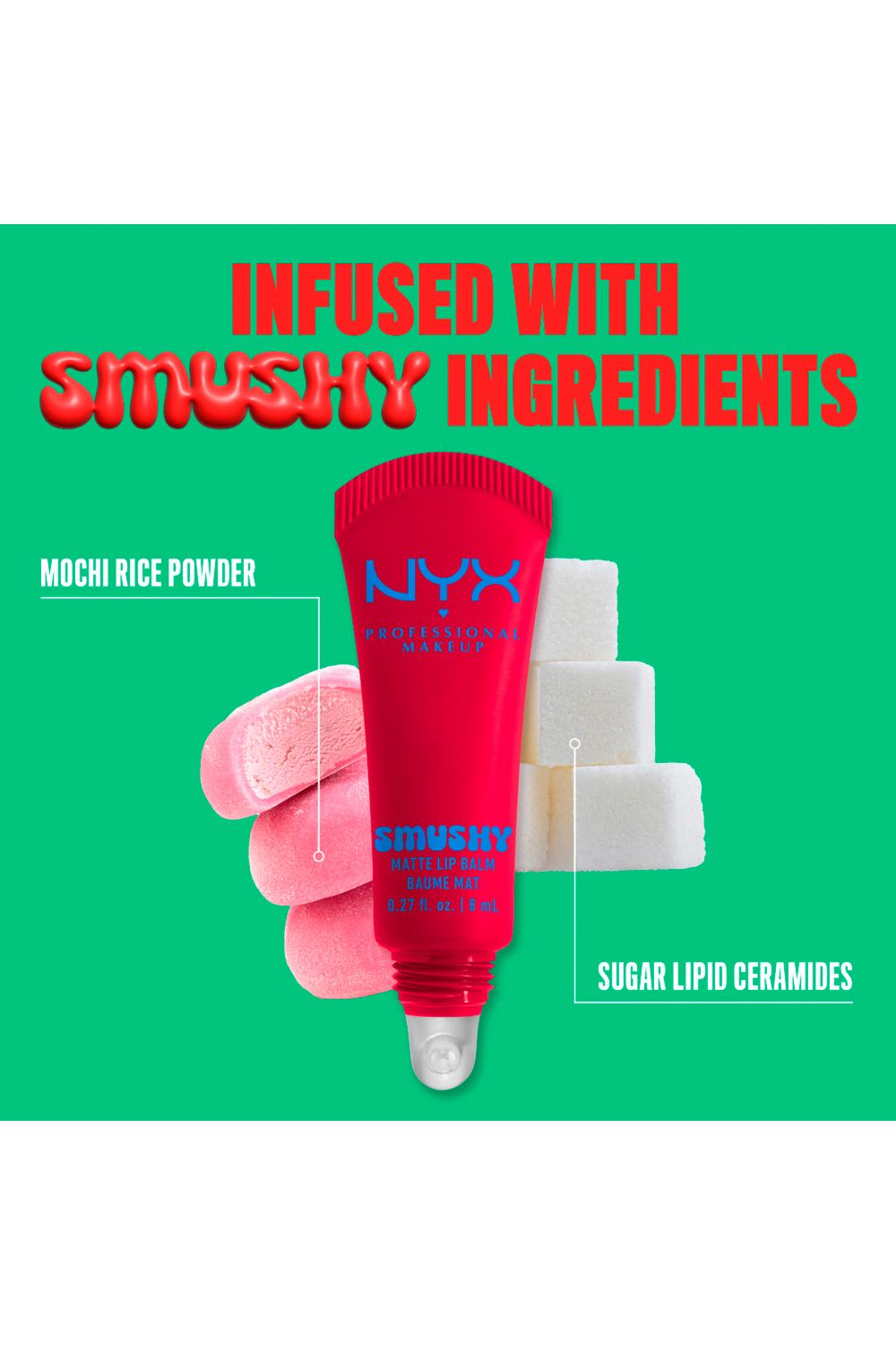 NYX Professional Makeup Smushy Matte Lip Balm 8ml Sassy Stuff image 8