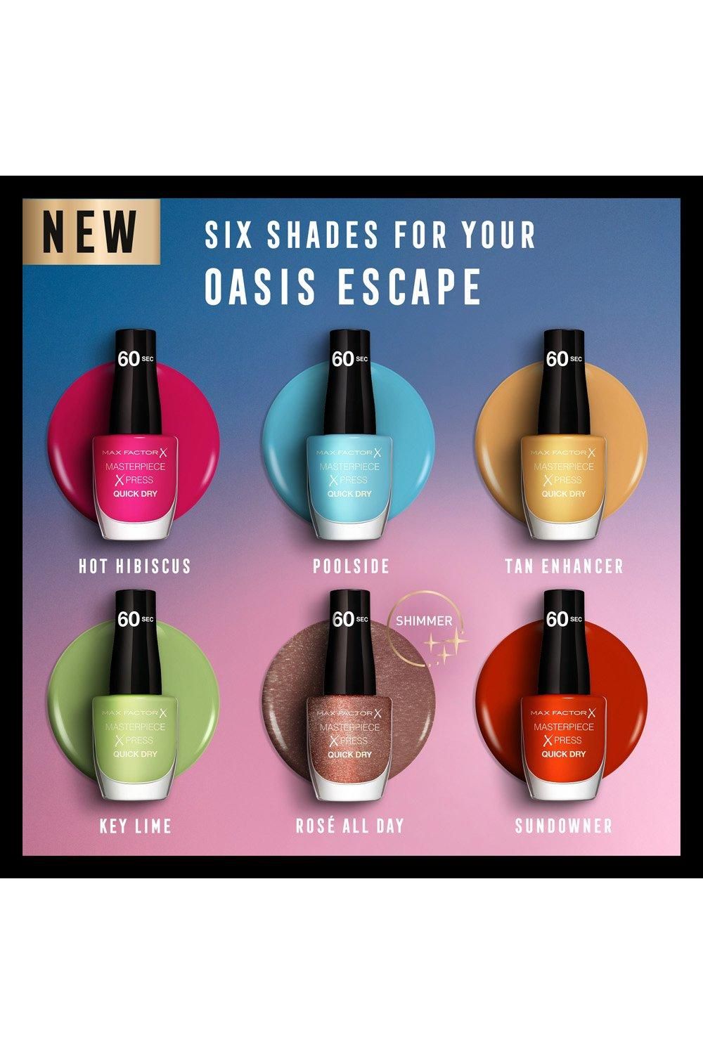 Max Factor Masterpiece X-Press Nail Polish Rose All Day image 5