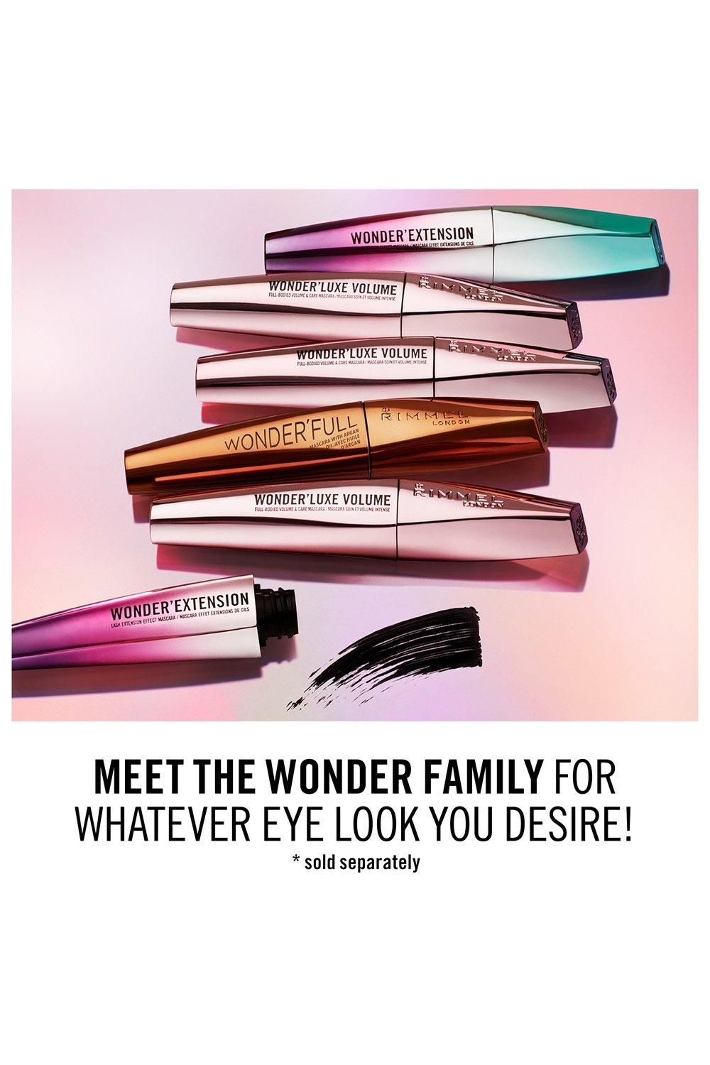 Rimmel London Wonder'Extension Lash Extension Effect Mascara - Brow Black 002 Brow Black image 8