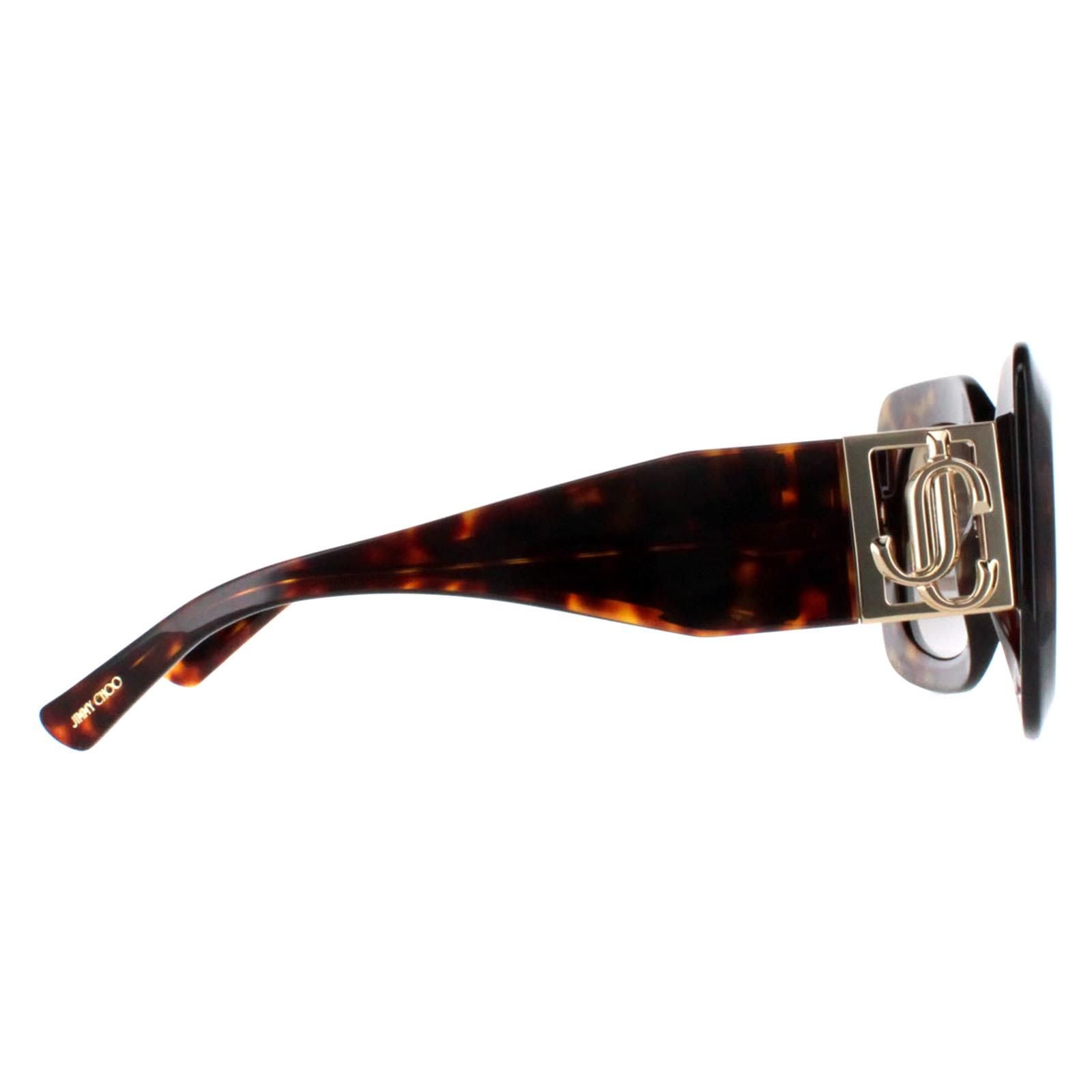 Jimmy Choo Square Havana and Gold Brown Gradient GAYA/S image 4