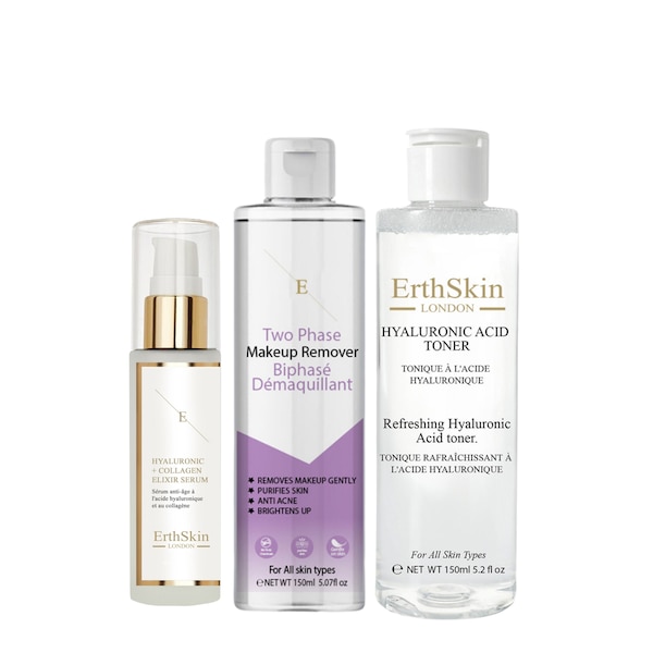 Erth Skin London Cleanse, Tone & Revitalize Set