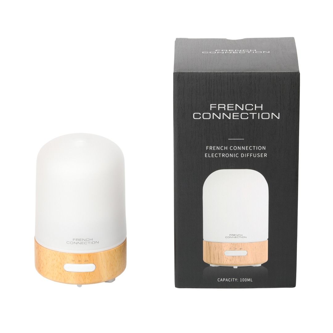 French Connection Ultrasonic LED Light Essential Oil Diffuser 100ML image 6