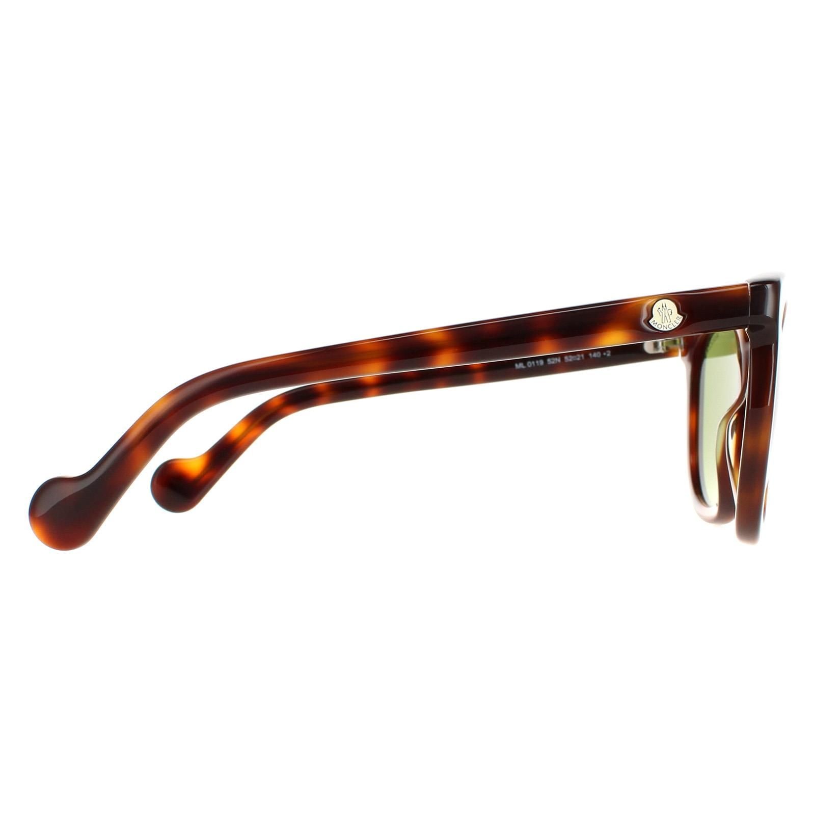 Moncler Round Dark Havana Green ML0119 image 4