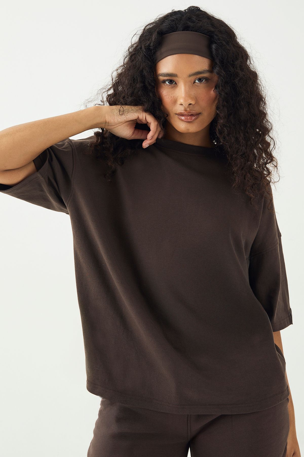 DSGN Studio DSGN Studio Oversized T-Shirt Espresso image 4