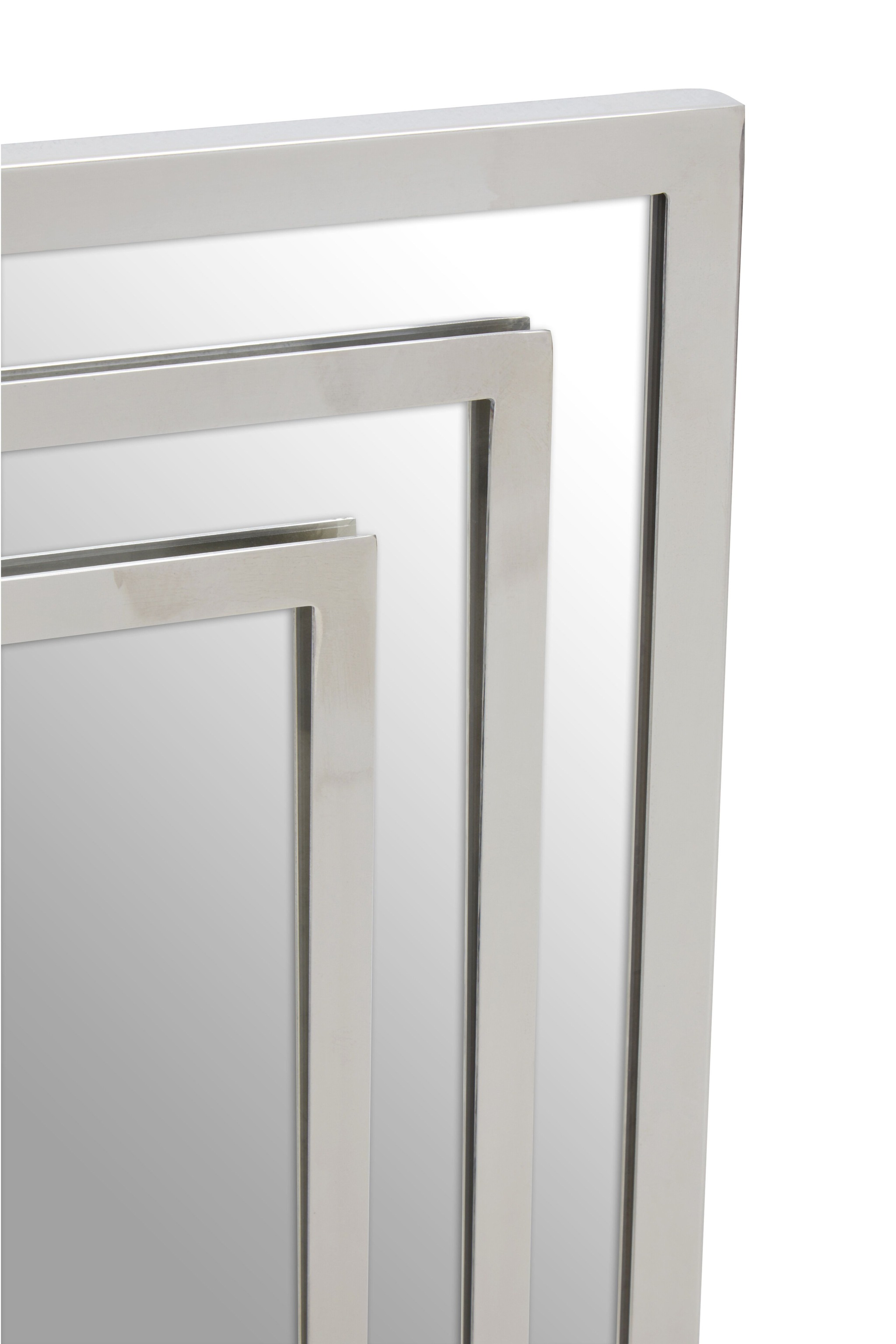 Orsina Avelino Silver Frame Wall Mirror image 4