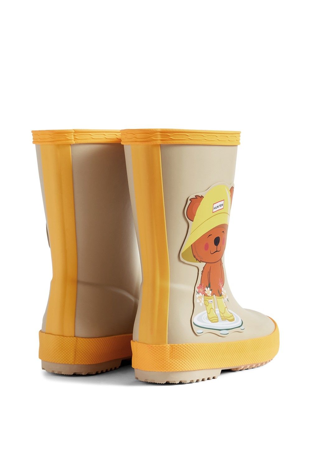 Hunter Kids First Bear Print Wellington Boot image 2
