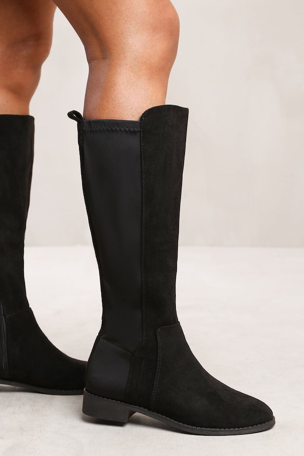 Where's That From 'Vanda' Knee High Boots With Side Zip