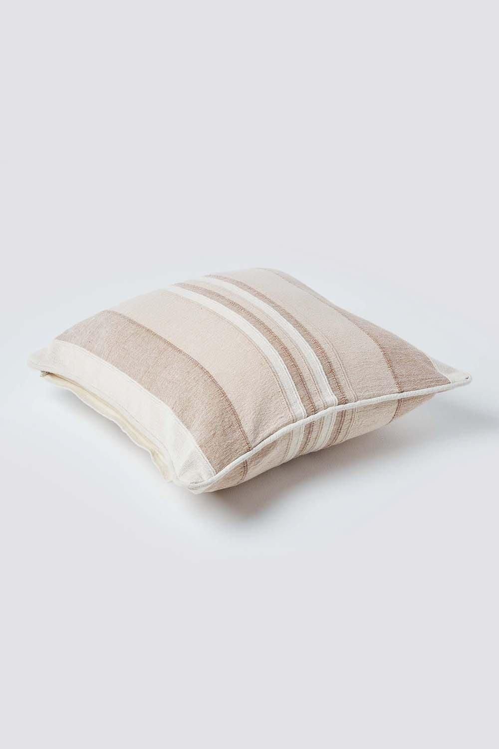 Homescapes Cotton Striped Morocco Cushion Cover image 3