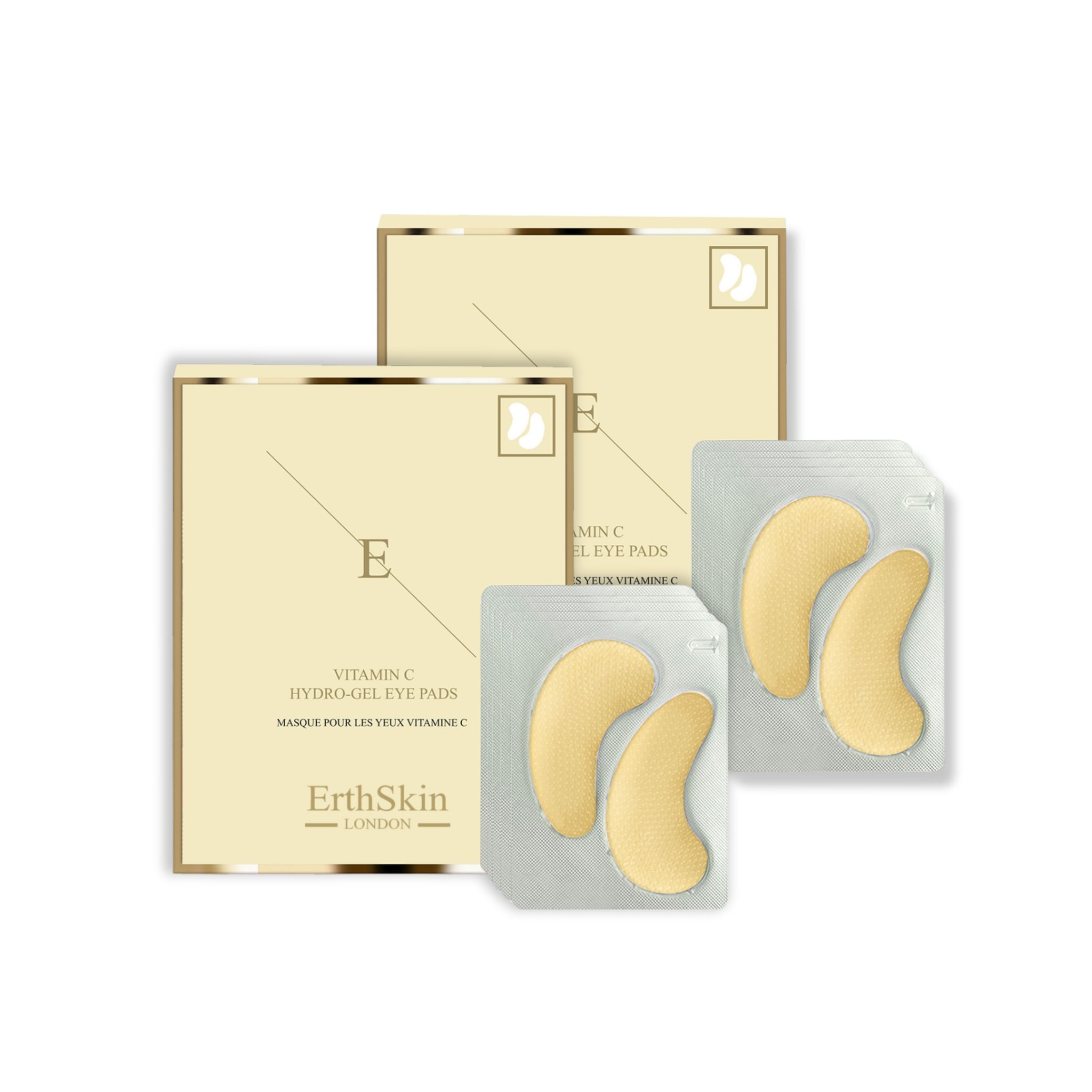 Erth Skin London 2x Vitamin C Hydro gel Eye Pads x 5 image 1
