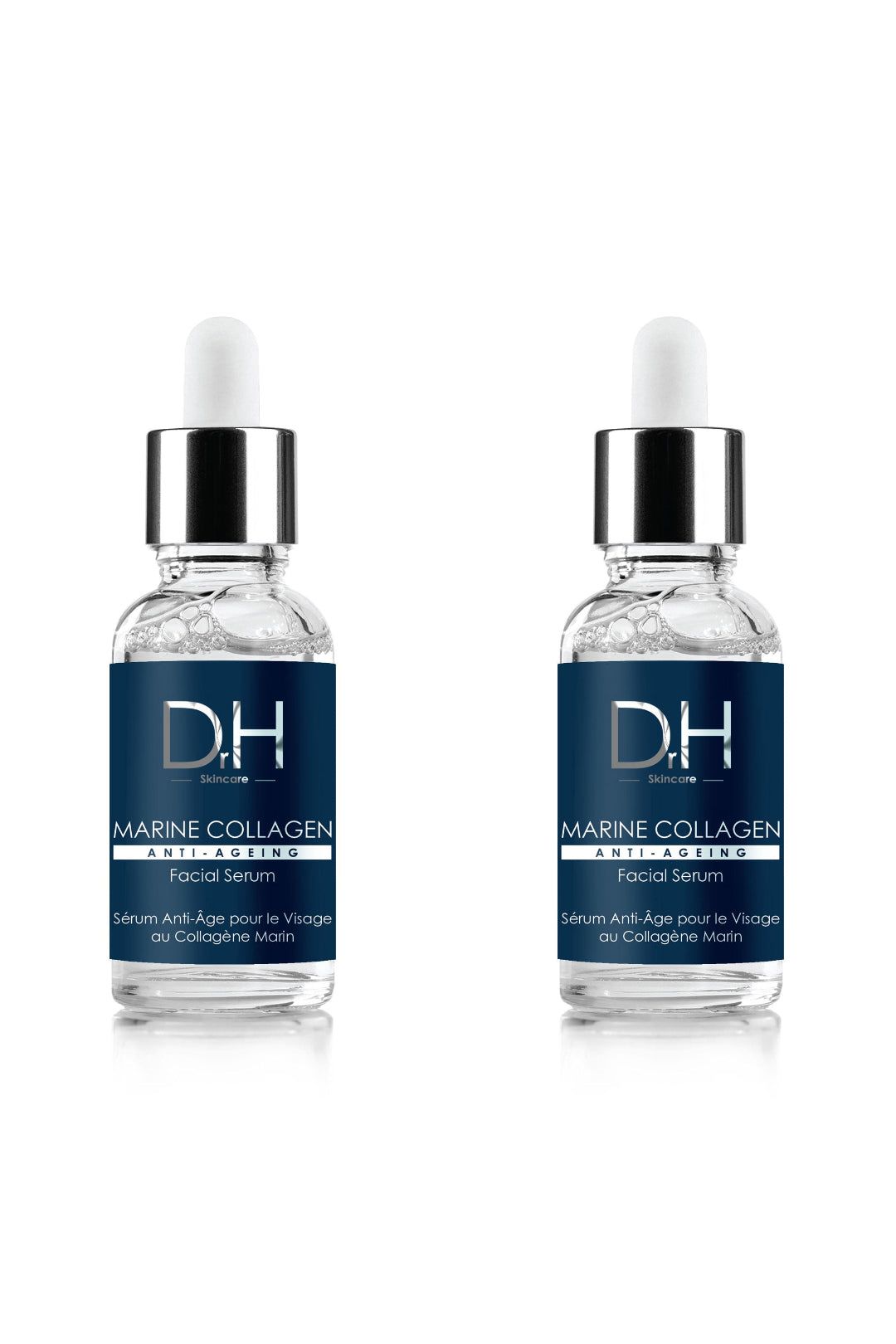 Dr H Marine Collagen Facial Serum 30ml x 2 Duo Pack image 1