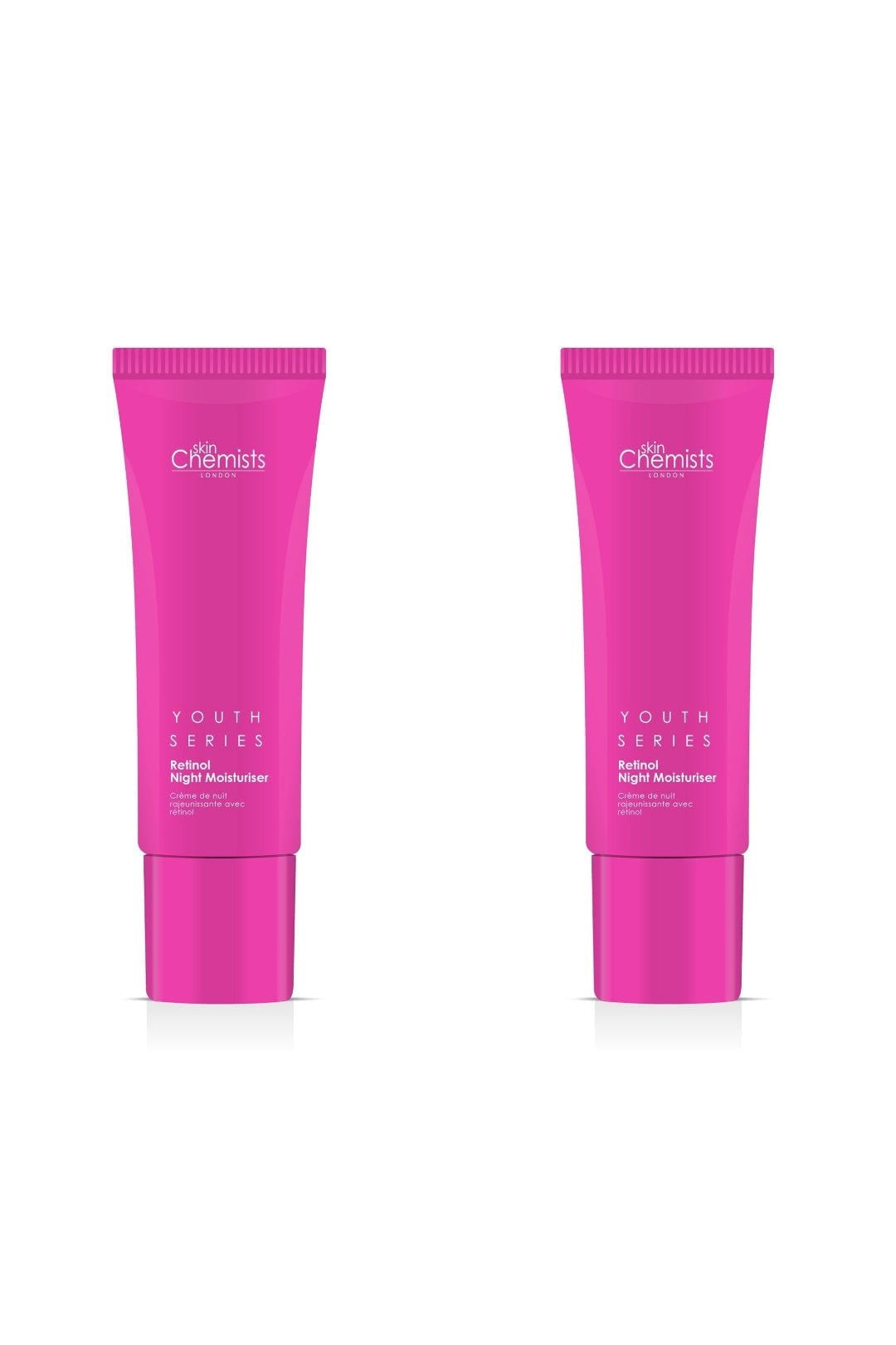 skinChemists Youth Series Retinol & Bakuchiol Night Moisturiser 50ml x 2 Duo Pack image 1