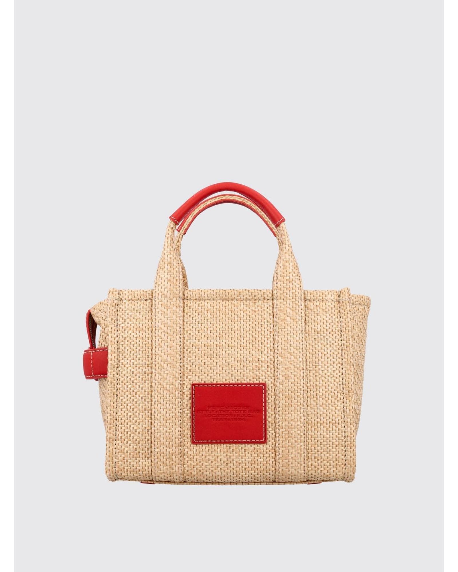 Marc Jacobs Floral Raffia Mini Tote Wo - Beige Handbags image 2