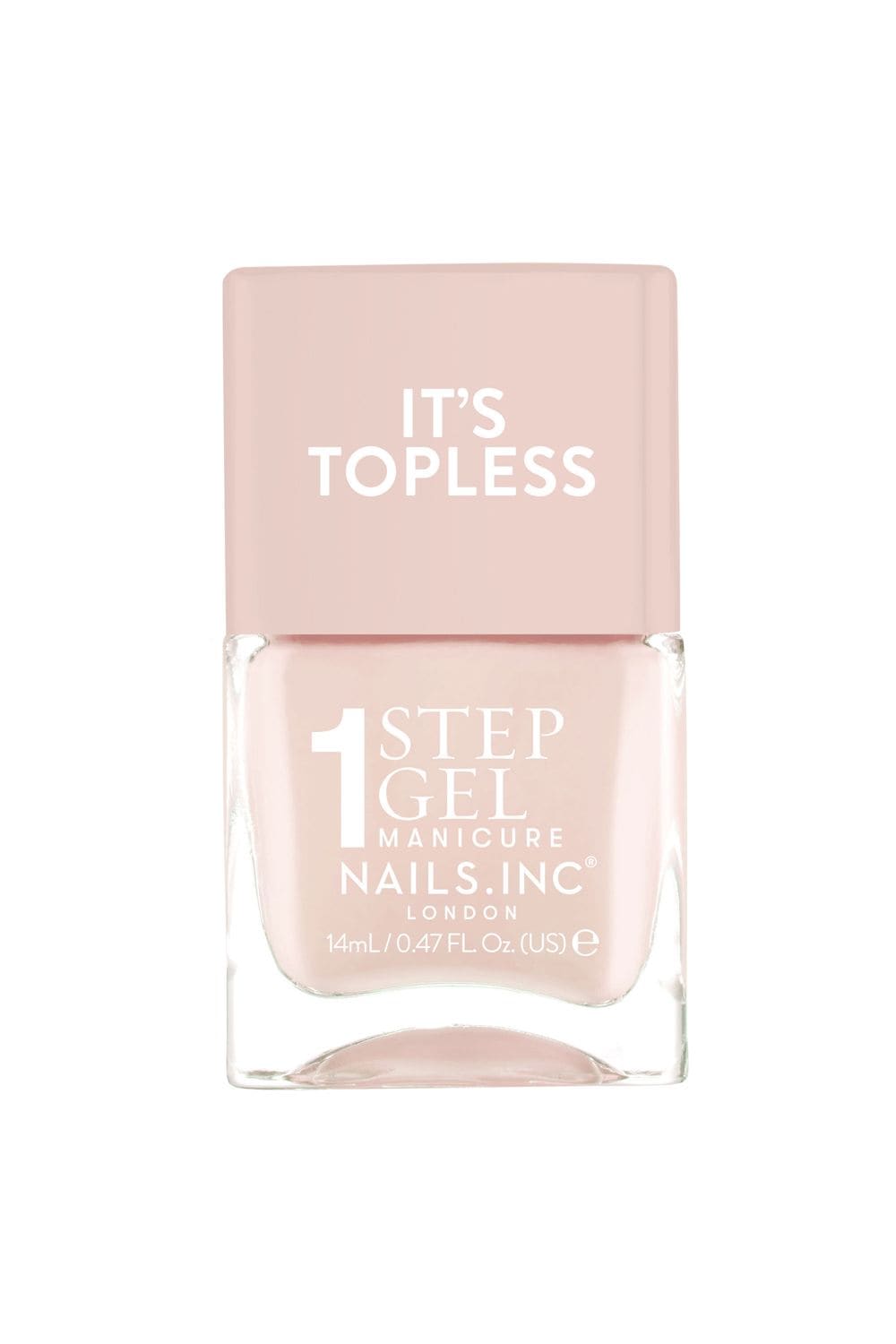 Nails Inc Topless Nail Varnish 14ml Renee image 1