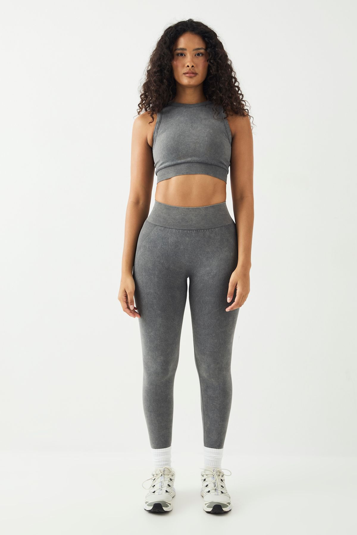 DSGN Studio DSGN Studio Sport High Ultra Contour Washed Seamless Legging Charcoal image 5