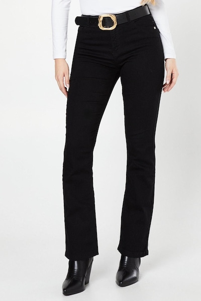 Dorothy Perkins Comfort Stretch Bootcut Jeans Black