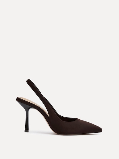 Linzi Dash Brown Scuba Court Heel