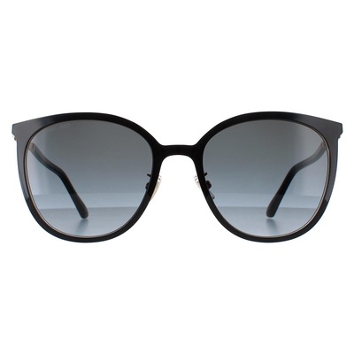 Jimmy Choo Cat Eye Black Gold Dark Grey Gradient ORIA/G/SK