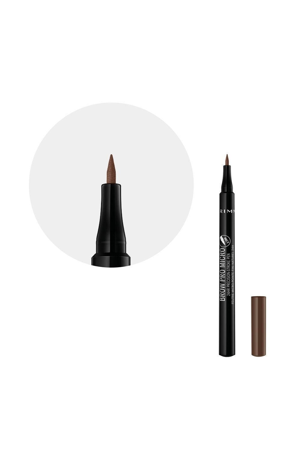 Rimmel London Brow Pro Micro 24HR Precision-Stroke Pen 003 Soft Brown image 6