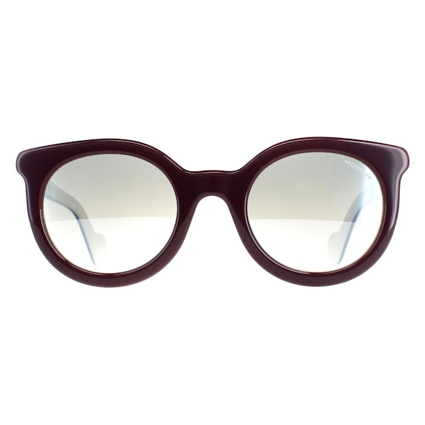 Moncler Round Bordeaux  Smoke Mirror ML0015