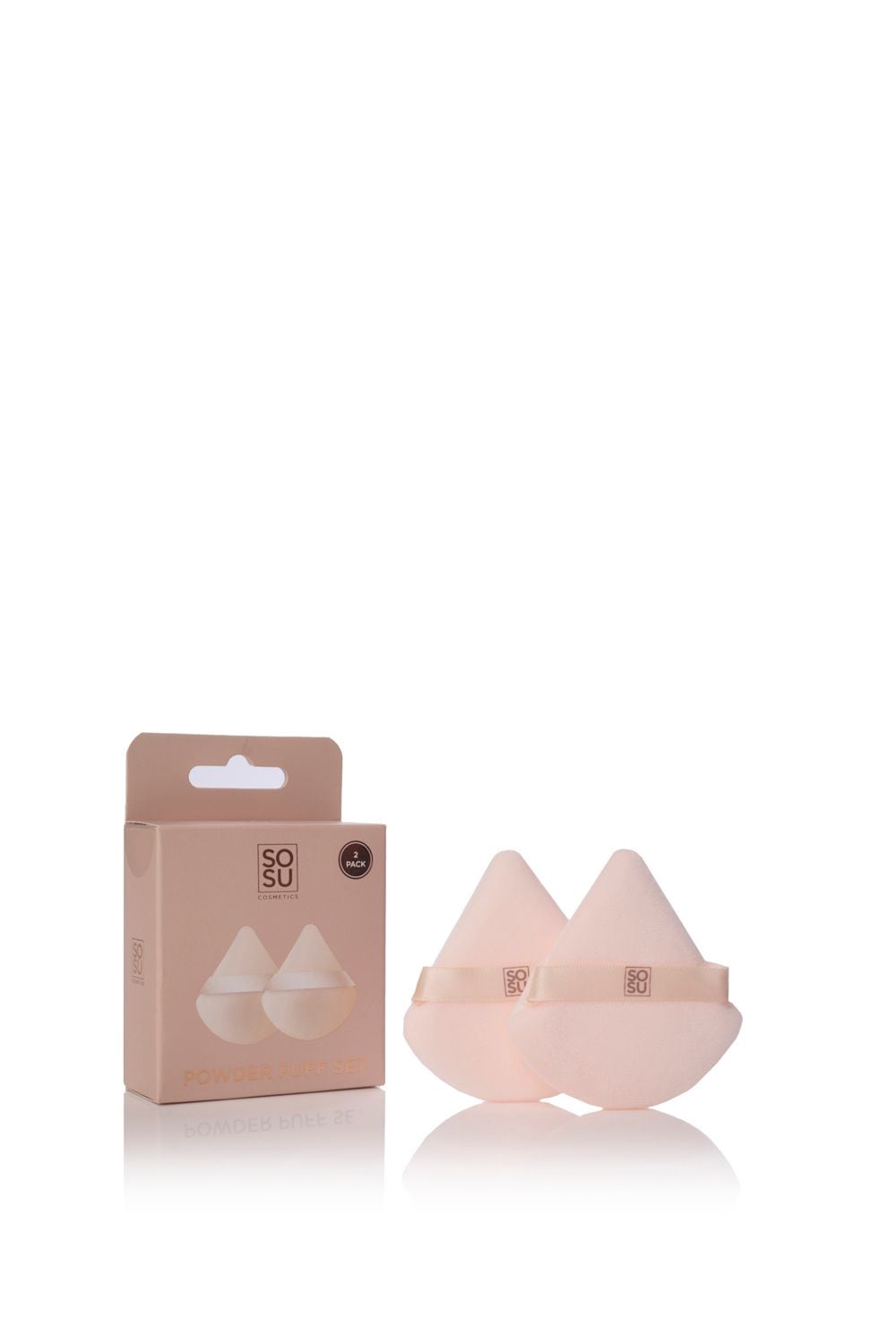 SOSU Cosmetics 2Pk Powder Puff Multi image 1