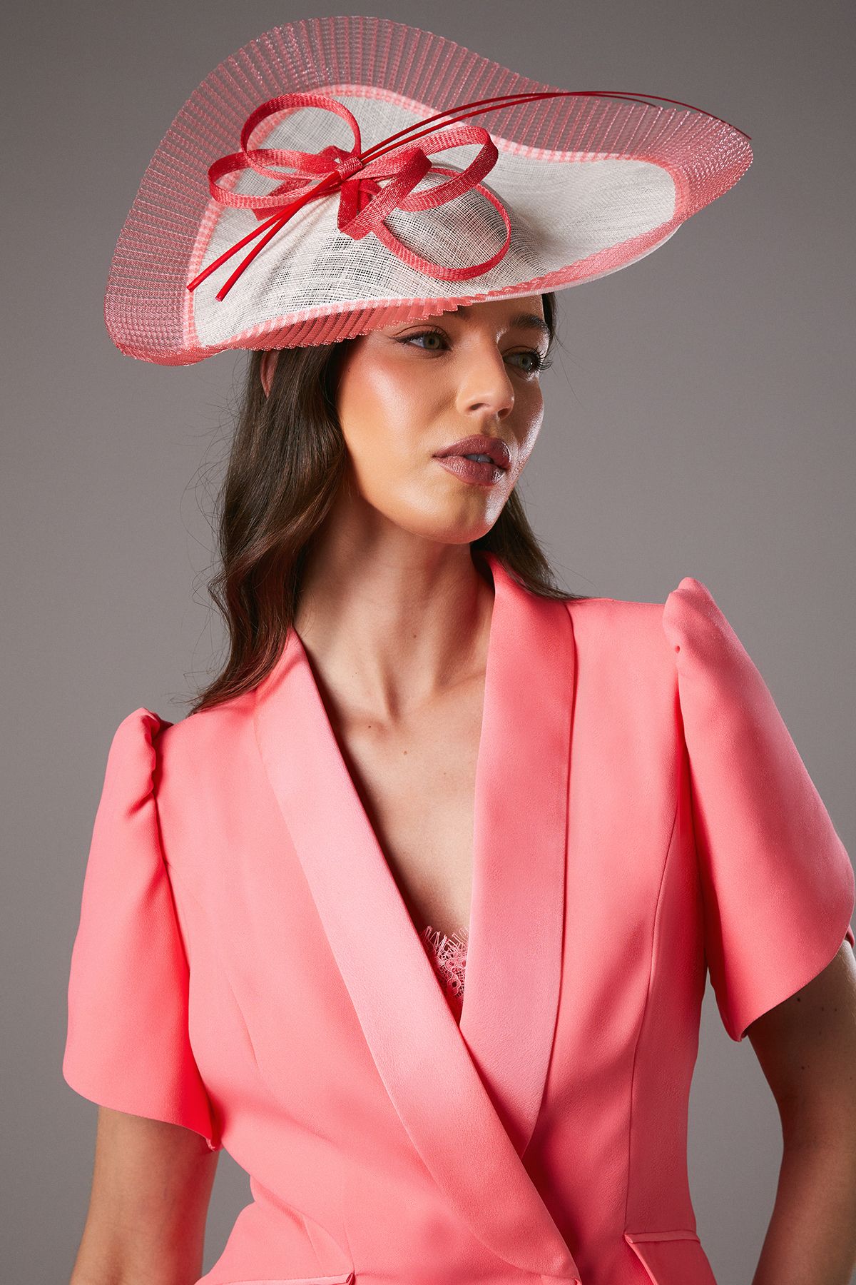 Coast Lisa Tan Side Facing Quill And Loop Fascinator Ivory image 2