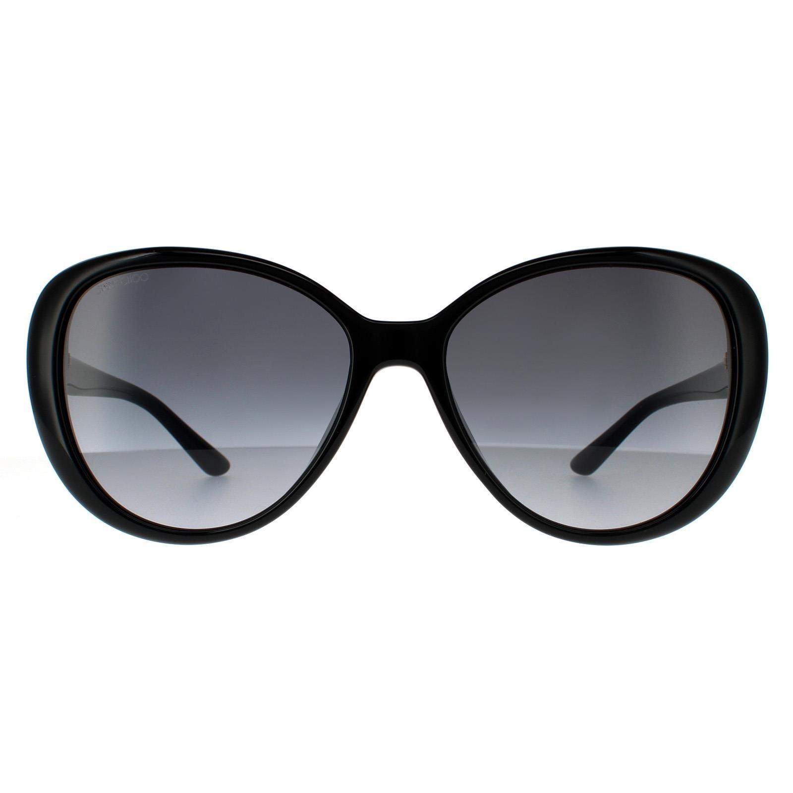 Jimmy Choo Fashion Black Dark Grey Gradient Sunglasses image 1