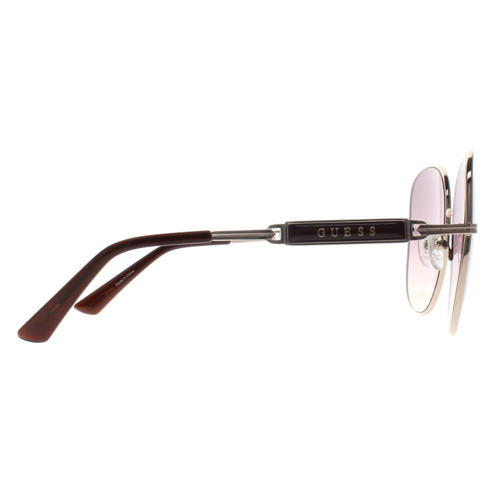 Guess Oval Gold Bordeaux Gradient GF6190 image 4