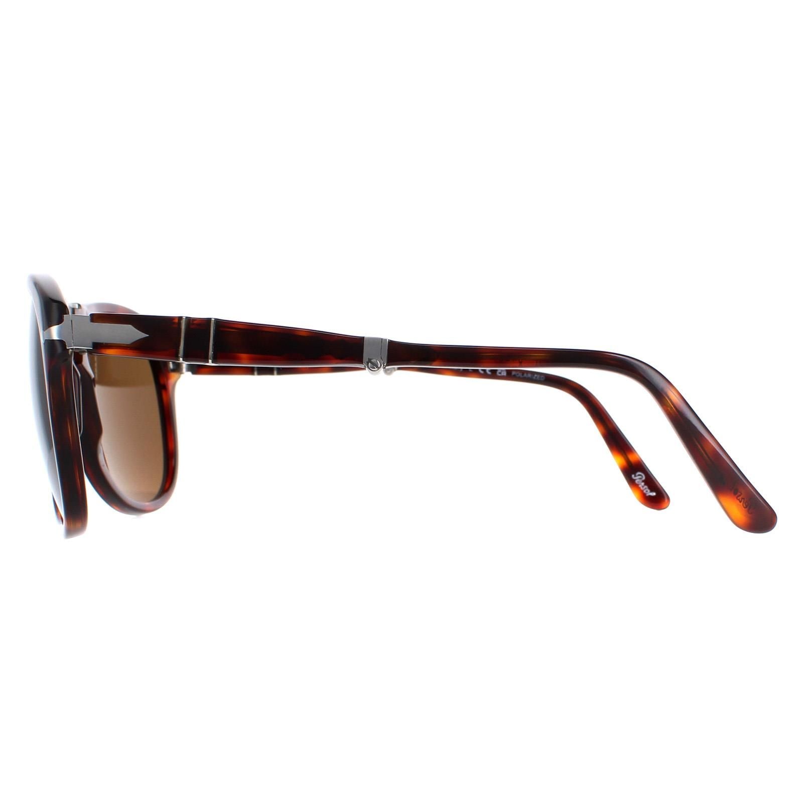 Persol Aviator Havana Brown Polarized Sunglasses image 3