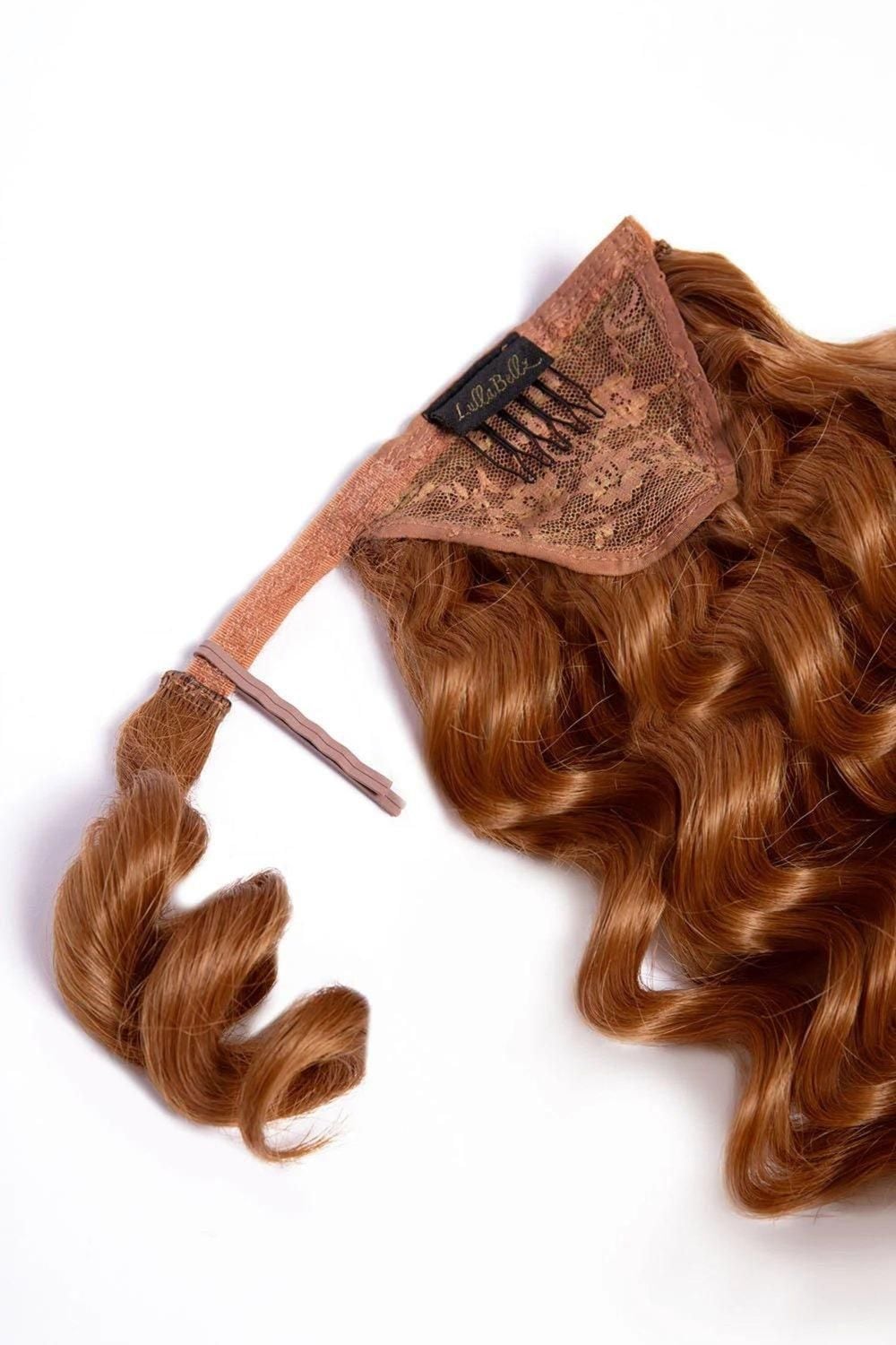 Lullabellz Midi Grande Curly Corkscrew 20inch Wraparound Pony Mixed Auburn image 2
