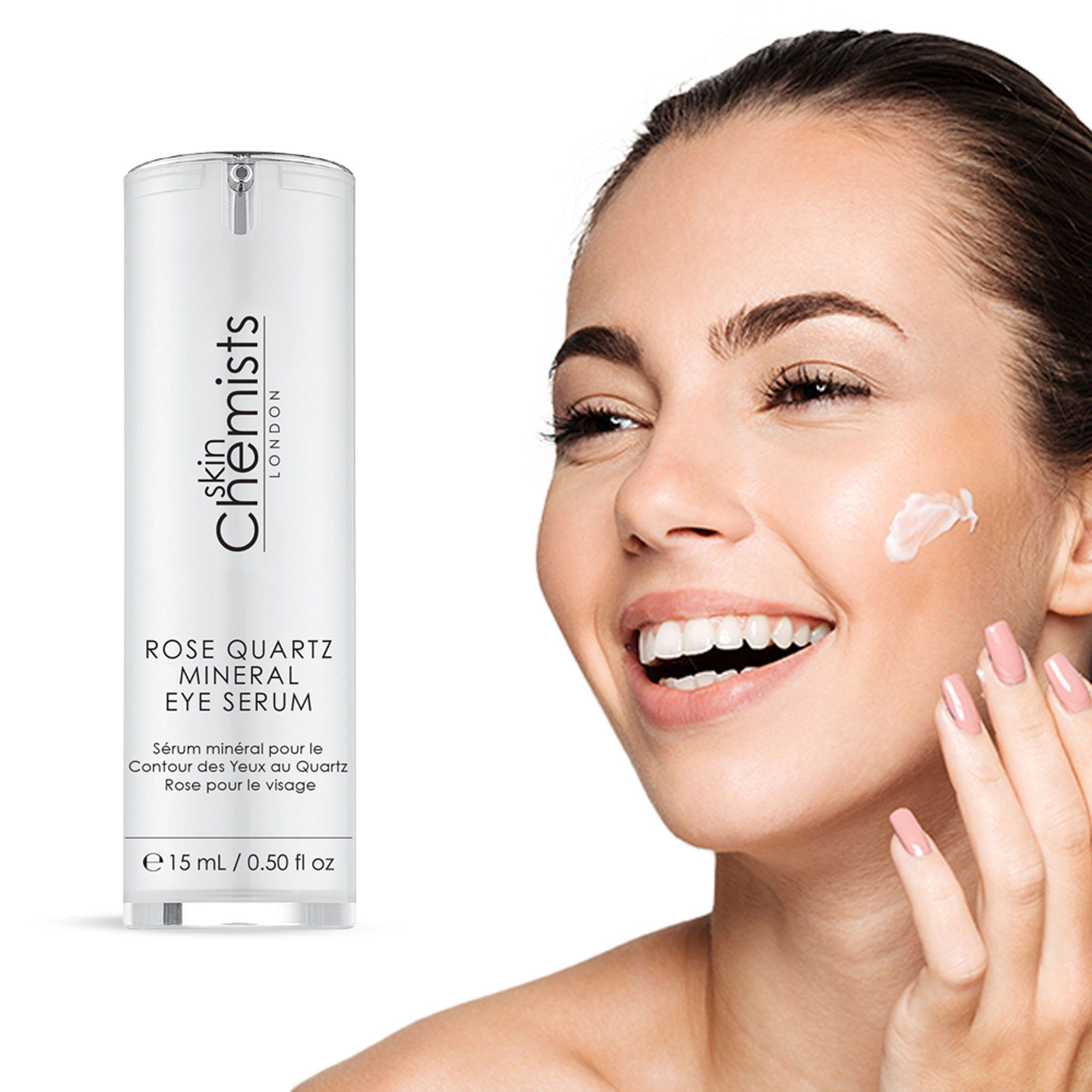 skinChemists professional Rose Quartz Mineral Eye Serum 15ml Twin Value Savings Pack image 5