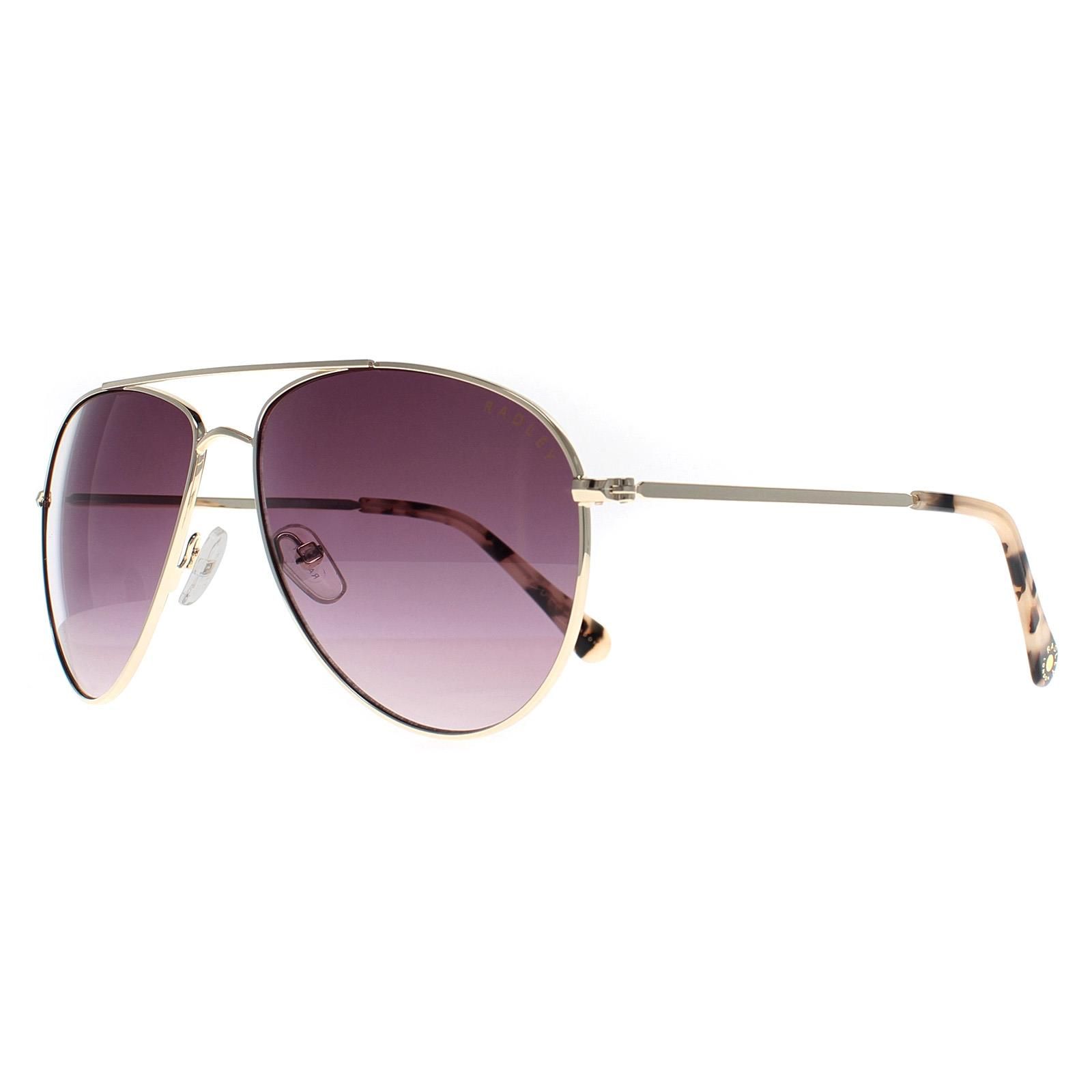 Radley Aviator Gold Purple Petula image 2