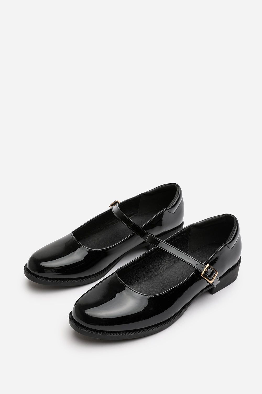 Where's That From 'Naomi' Wide Fit School Shoes Mary Jane Front Strap Loafers image 4