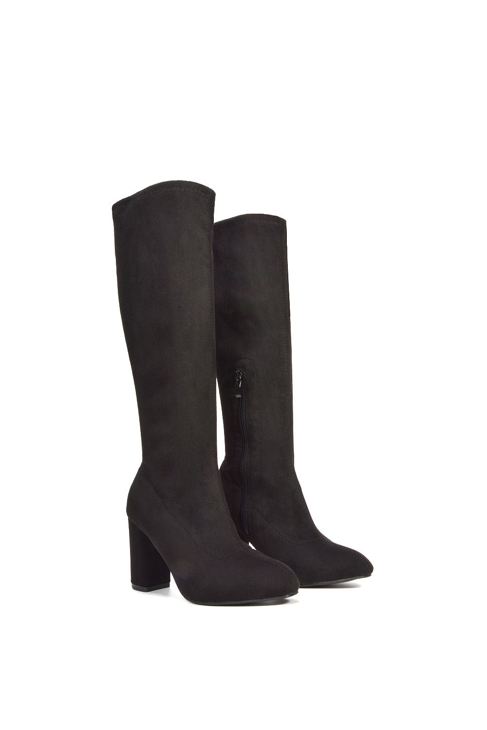 XY London 'Clementine' High Block Heel Knee High Boots image 3