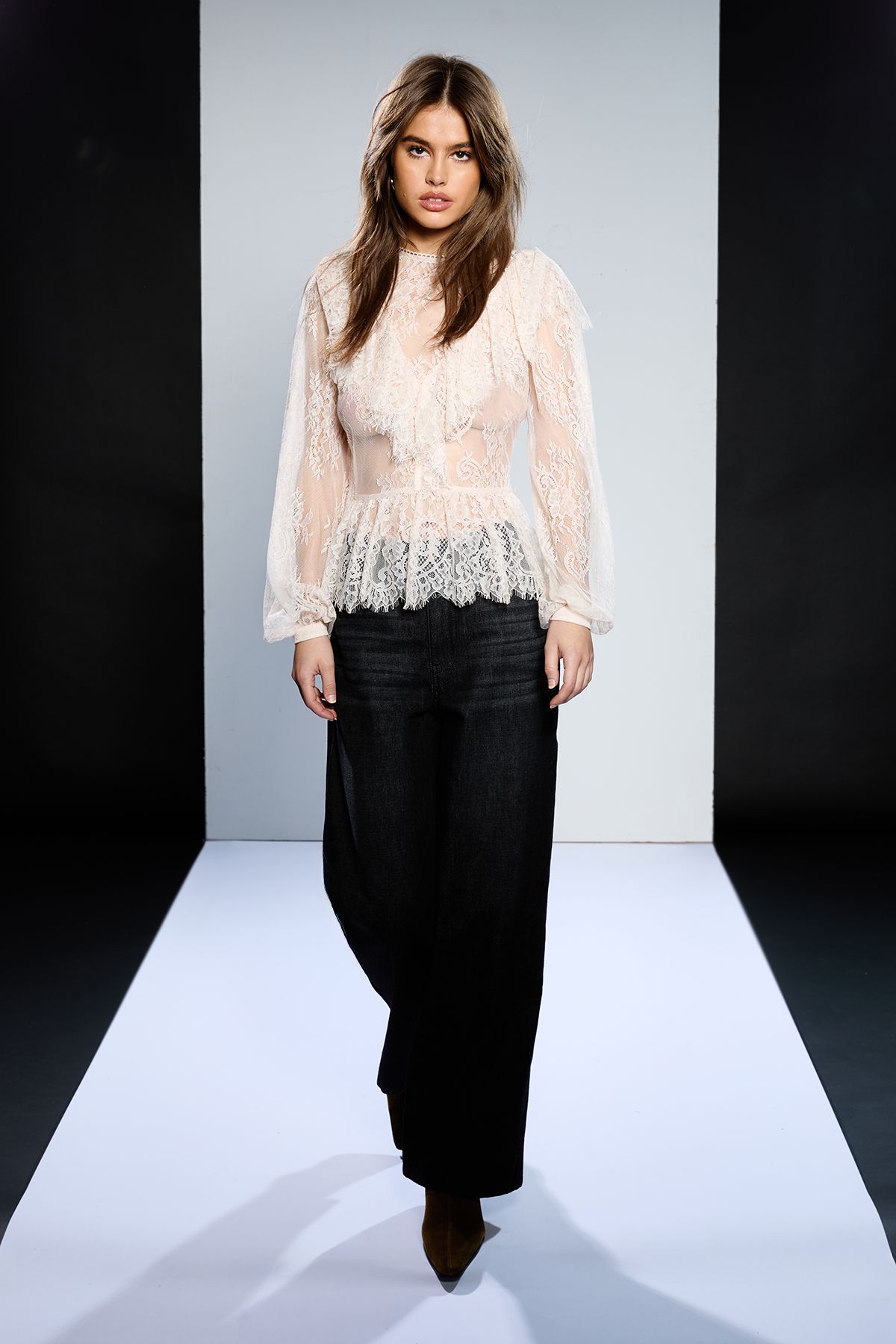 RUNWAY 1.8.1.8 Runway 1.8.1.8 Mid Wash Denim Jean Black image 1