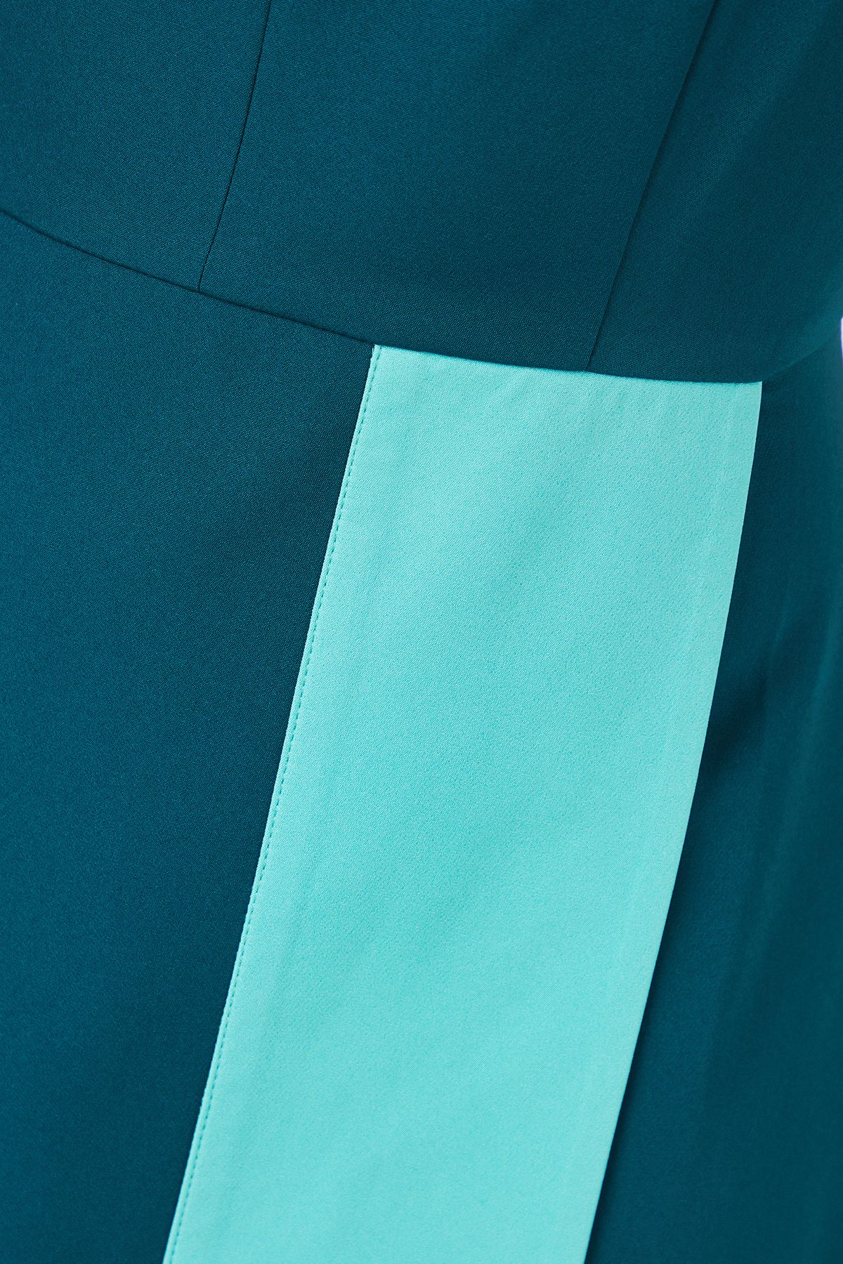 Principles Teal Contrast Detail Crepe Column Dress Teal image 5