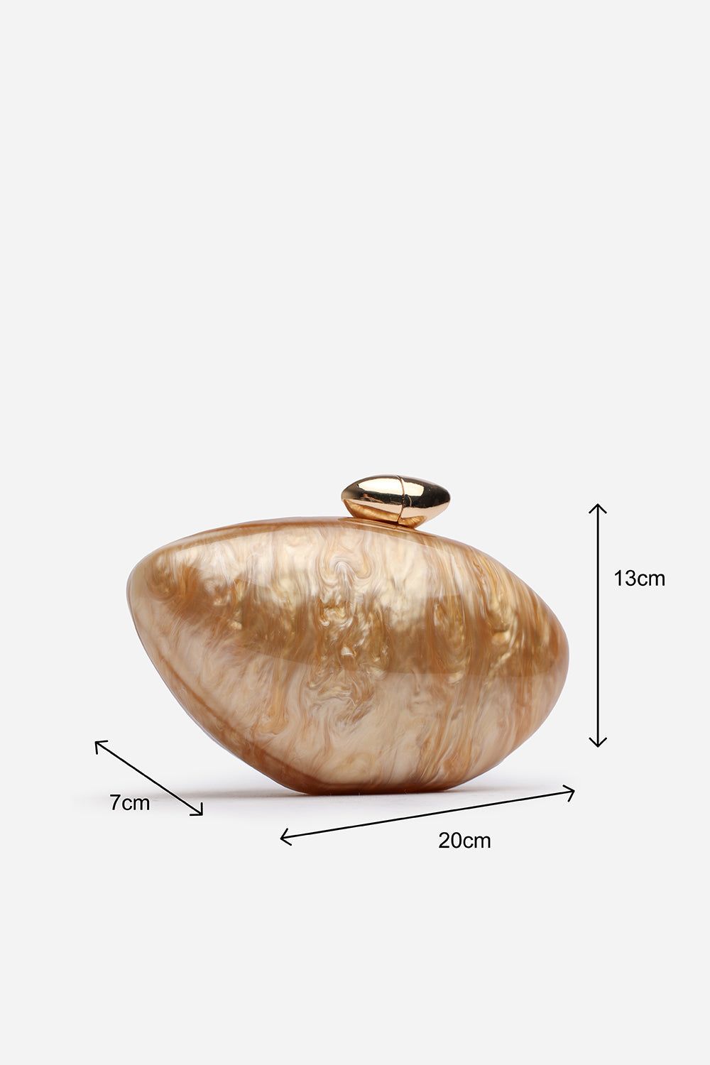 Where's That From 'Benna' Marble Acrylic Clutch image 6