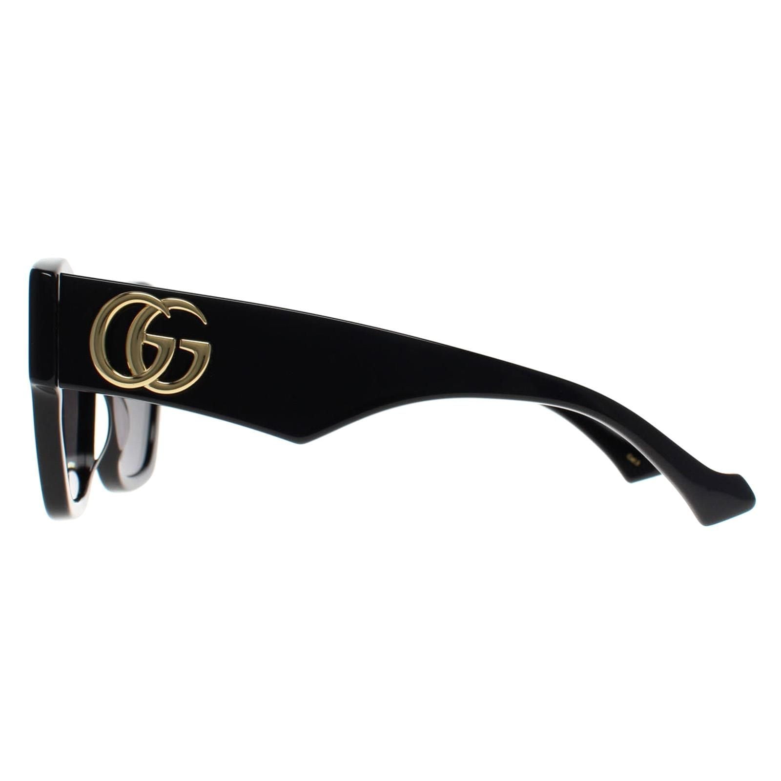 Gucci Cat Eye Shiny Black Grey GG1422S image 3