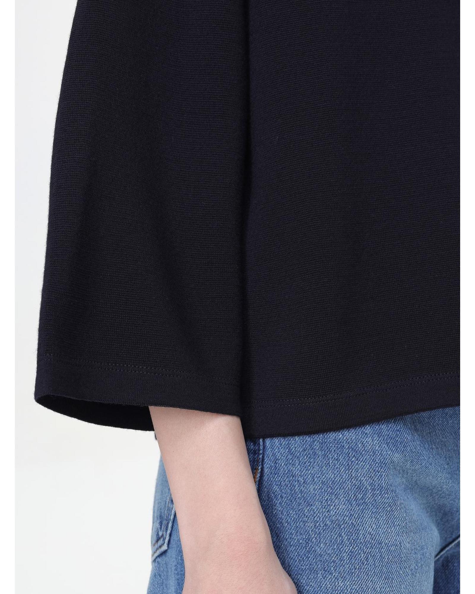 Valentino VNeck Knitwear Pullover Wo - Blue Sweaters image 5