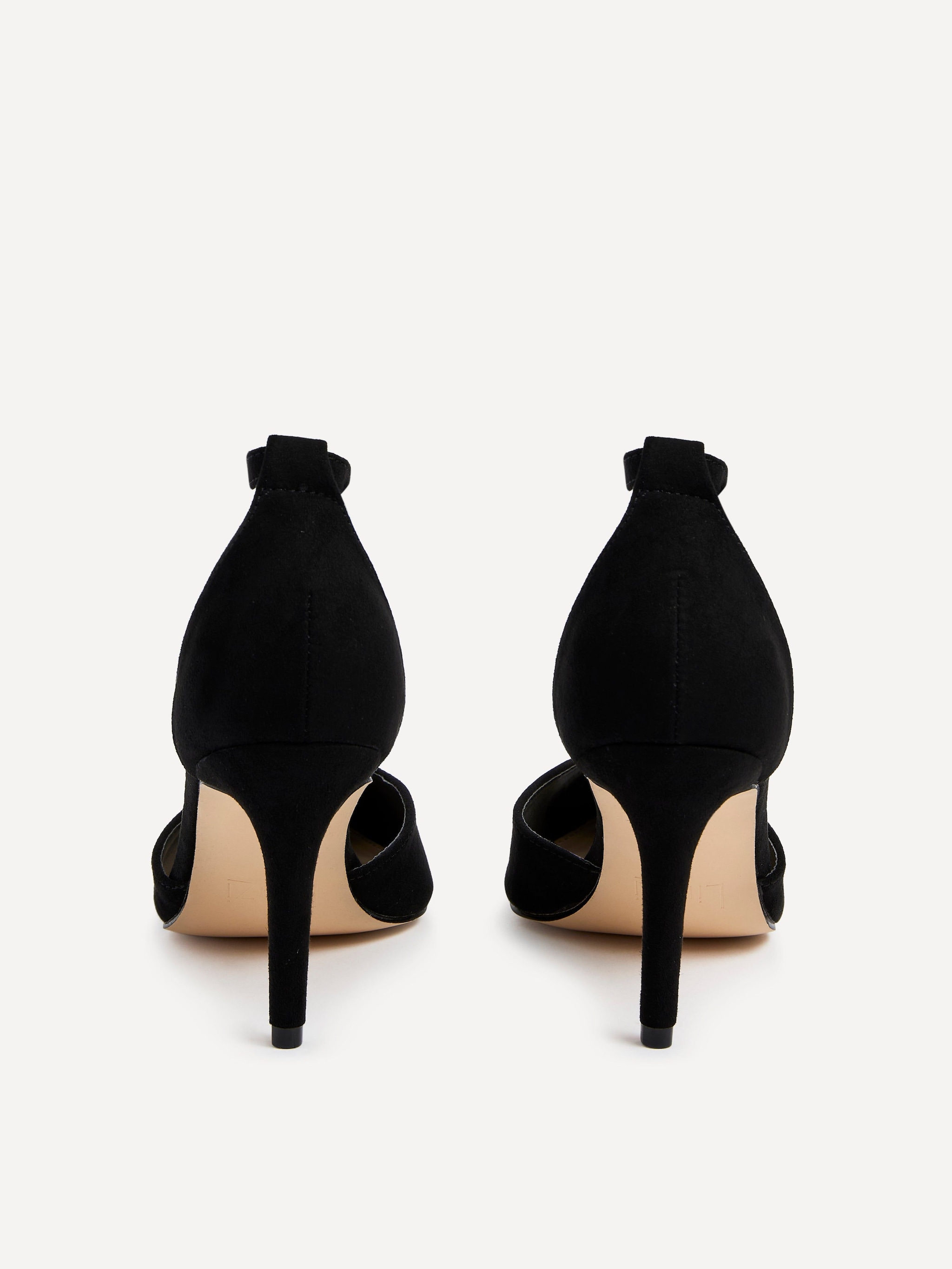 Linzi Maci Black Suede Stiletto Court Heel image 4